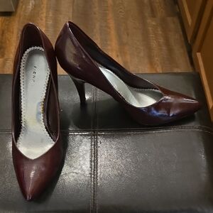 FIONI Clothing Deep Burgundy Heels